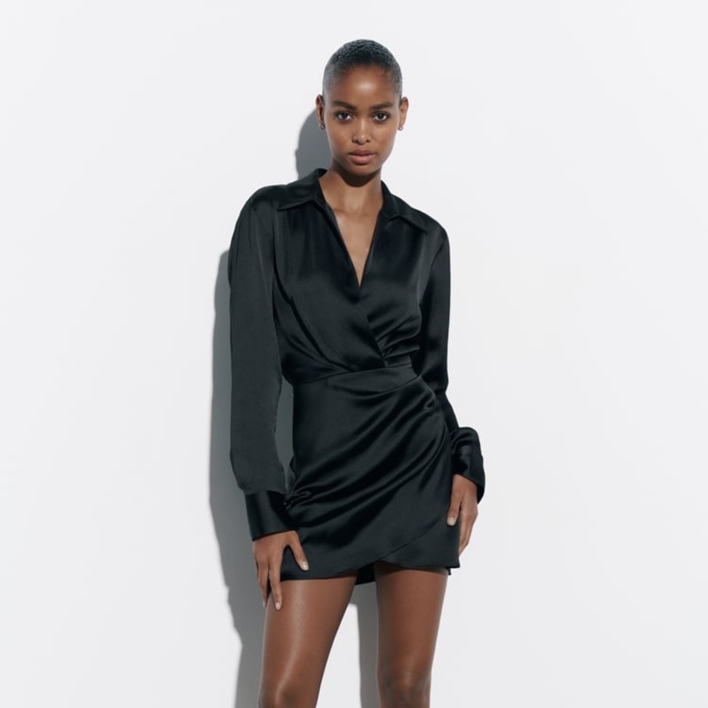 ZARA Satin Dress